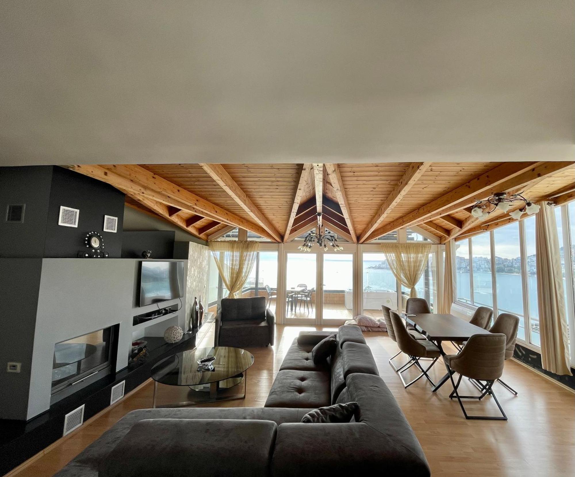 Apartmán Seaview Golden Penthouse Sarandë Exteriér fotografie