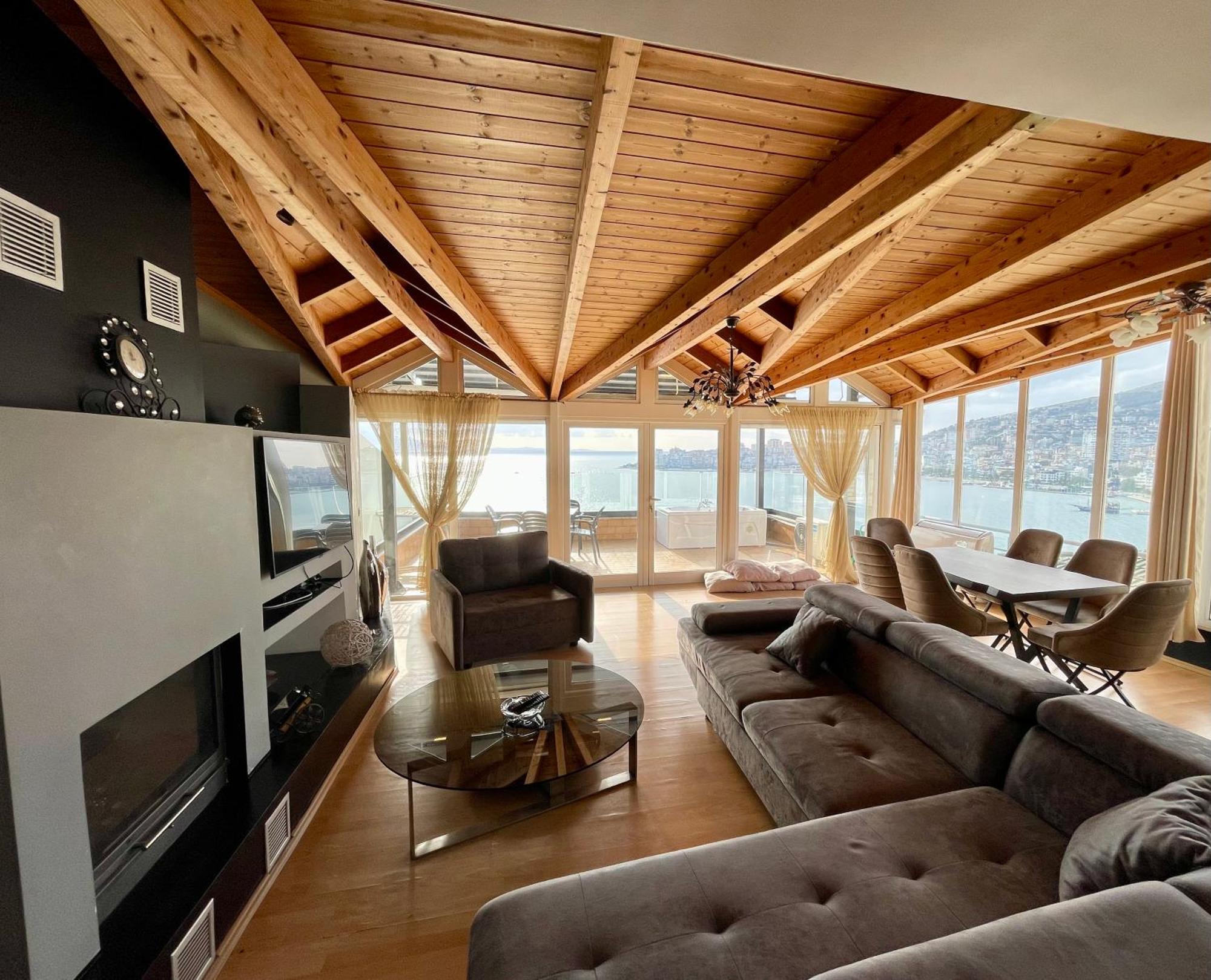 Apartmán Seaview Golden Penthouse Sarandë Exteriér fotografie