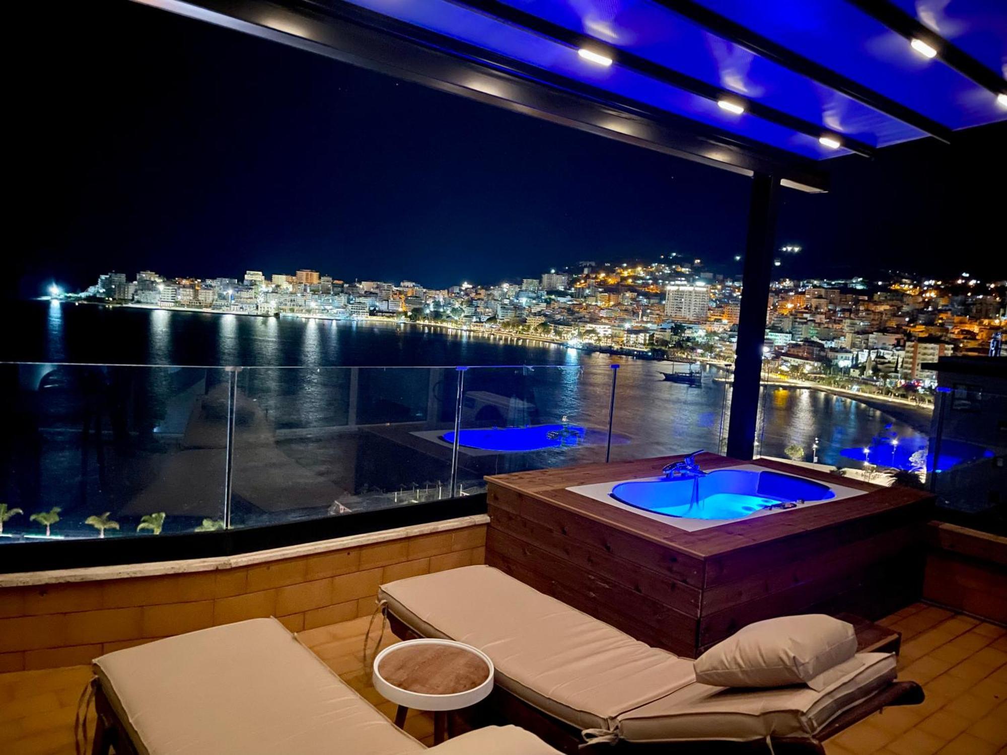 Apartmán Seaview Golden Penthouse Sarandë Exteriér fotografie
